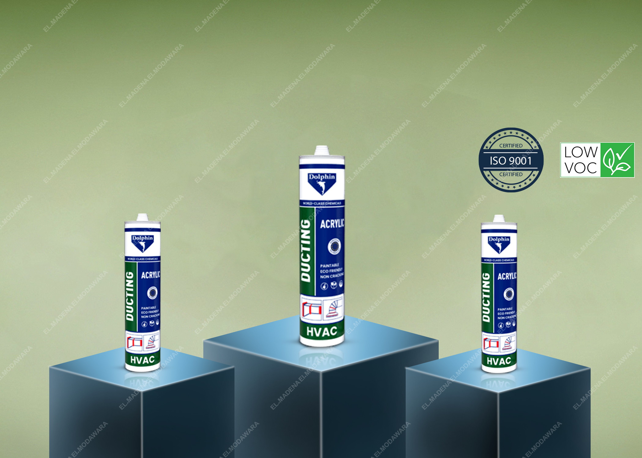 معجون غلق الدكت - Acrylic Duct Sealant